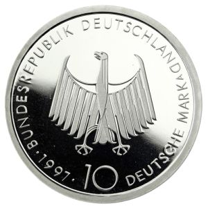 10 Deutsche Mark Silber Gedenkmünze, bis 1997