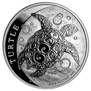 1 oz Silbermünze Niue Schildkröte