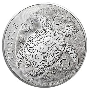 2 oz Silbermünze Niue Schildkröte