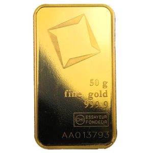 50g Goldbarren, diverse Hersteller
